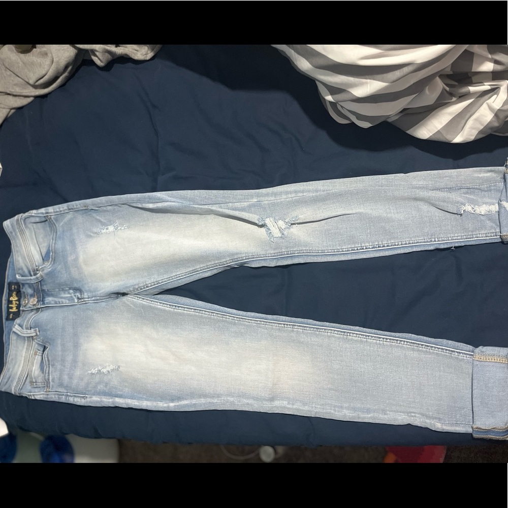 Blue skinny jeans size L